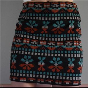 Aztec Mini Skirt